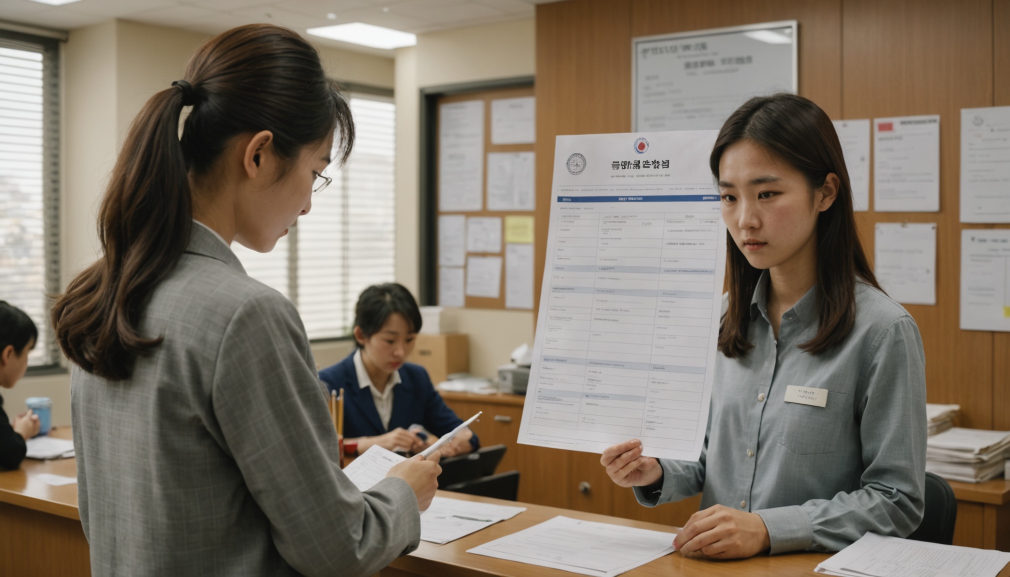 관리사무소에서 장기수선충당금 납부확인서를 발급받는 세입자
